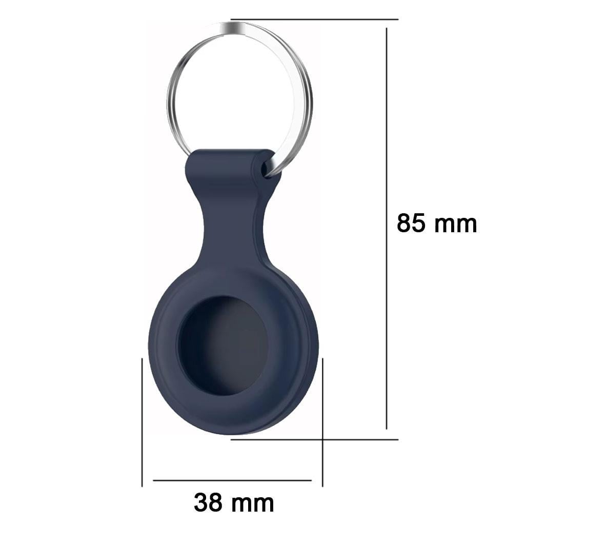 Чехол-брелок Primo SS2 для метки трекера Apple AirTag силиконовый Dark Blue (2558156019) - фото 3