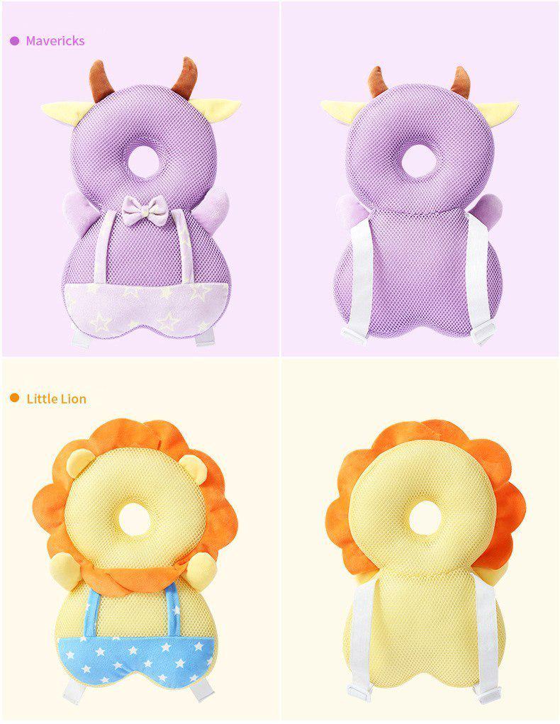 Подушка захисна Лев для голови та спини малюка Жовтий (142617) - фото 4 Подушка захисна Лев для голови та спини малюка Жовтий (142617) - фото 4