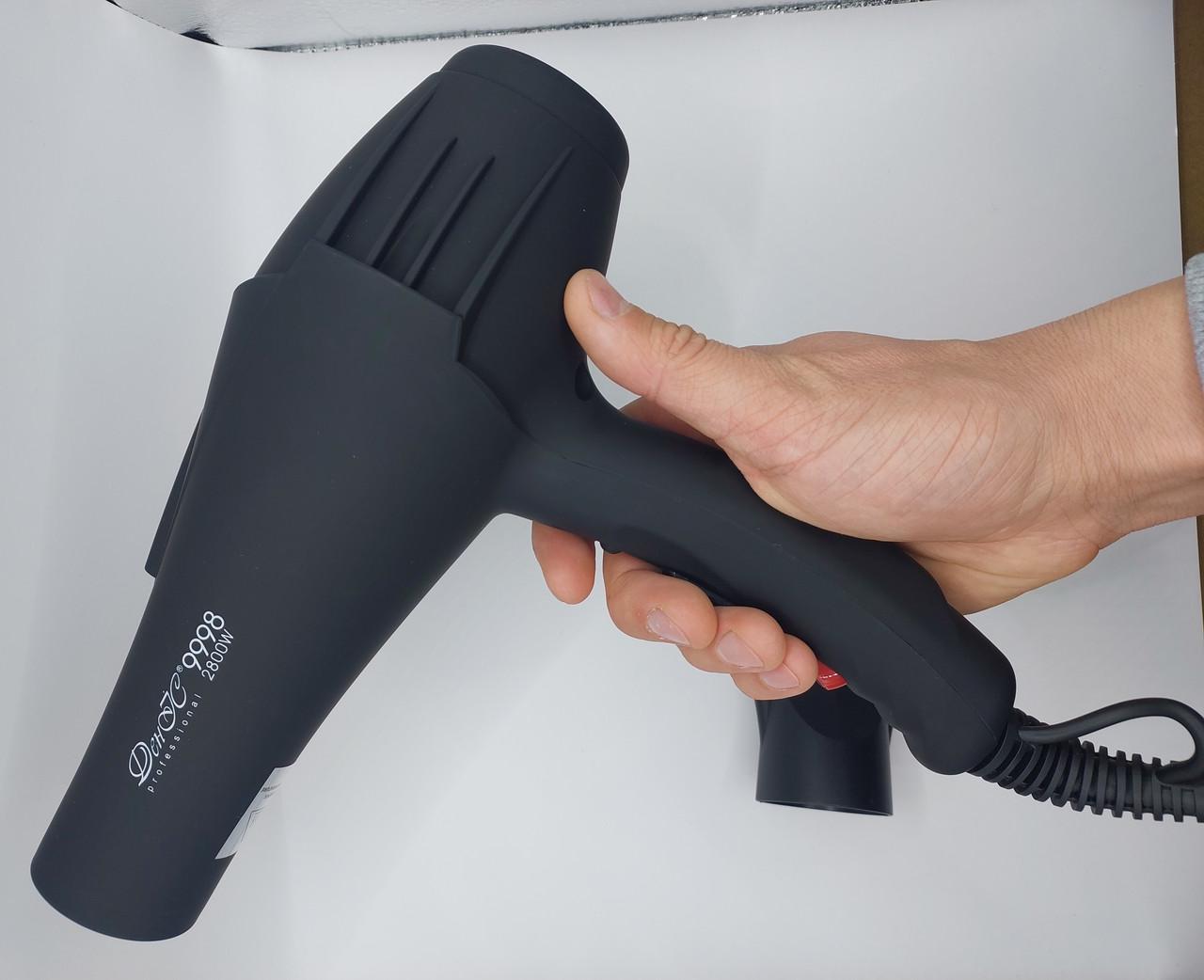 Фен професійний ДенІС professional 9998 ION 2800 вт Black (2091783669) - фото 9 Фен професійний ДенІС professional 9998 ION 2800 вт Black (2091783669) - фото 9