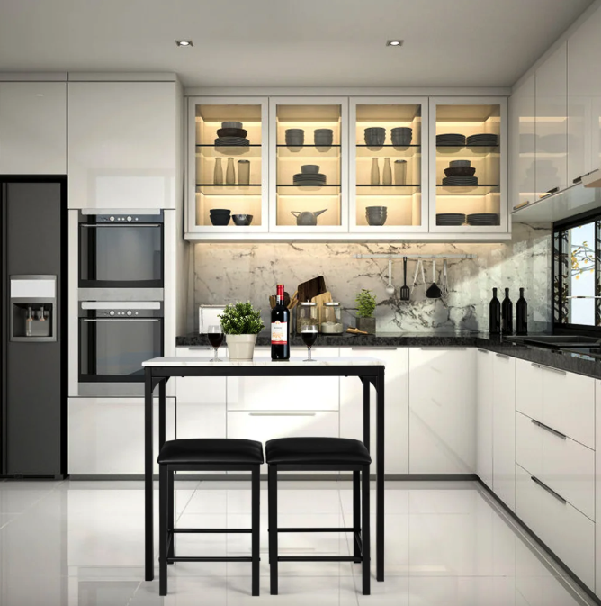 Комплект мебели Costway Venni барный стол с табуретом 2 шт. (4775) - фото 3 Комплект мебели Costway Venni барный стол с табуретом 2 шт. (4775) - фото 3