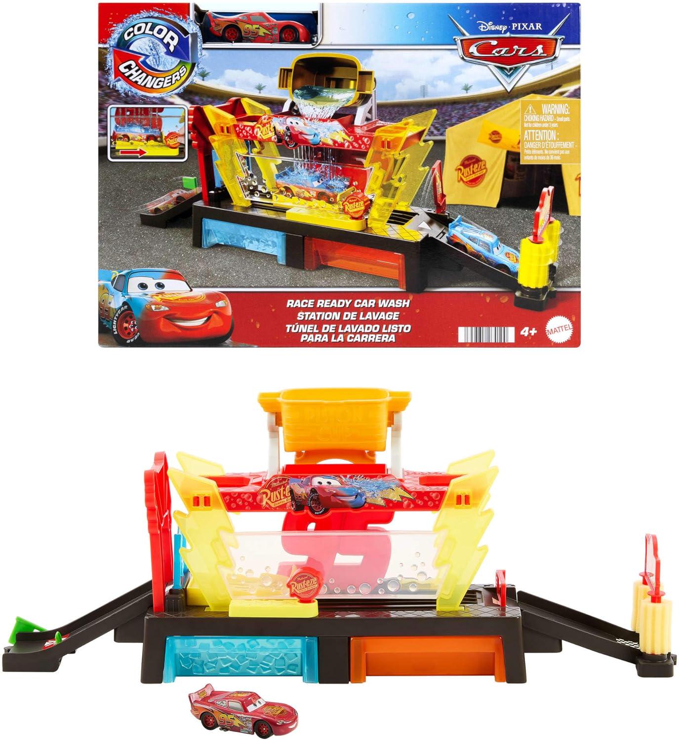 Игрушечная техника Mattel Disney Pixar Cars Color Changers Автомобильный трек Автомойка JBM70 (31517167)