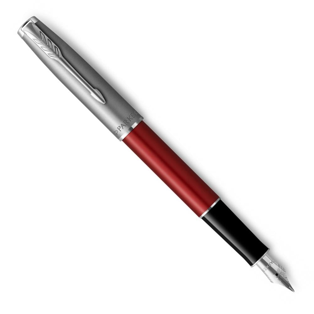 Ручка перьевая Parker SONNET 17 Essentials Metal and Red Lacquer
