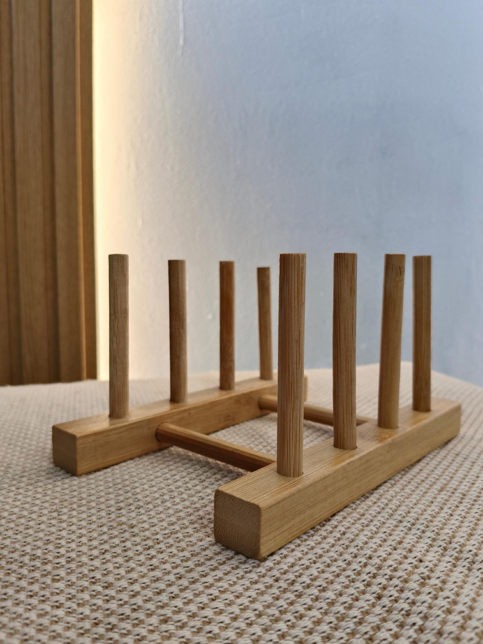 Подставка-органайзер деревянная для посуды и крышек 14х10 см - фото 3