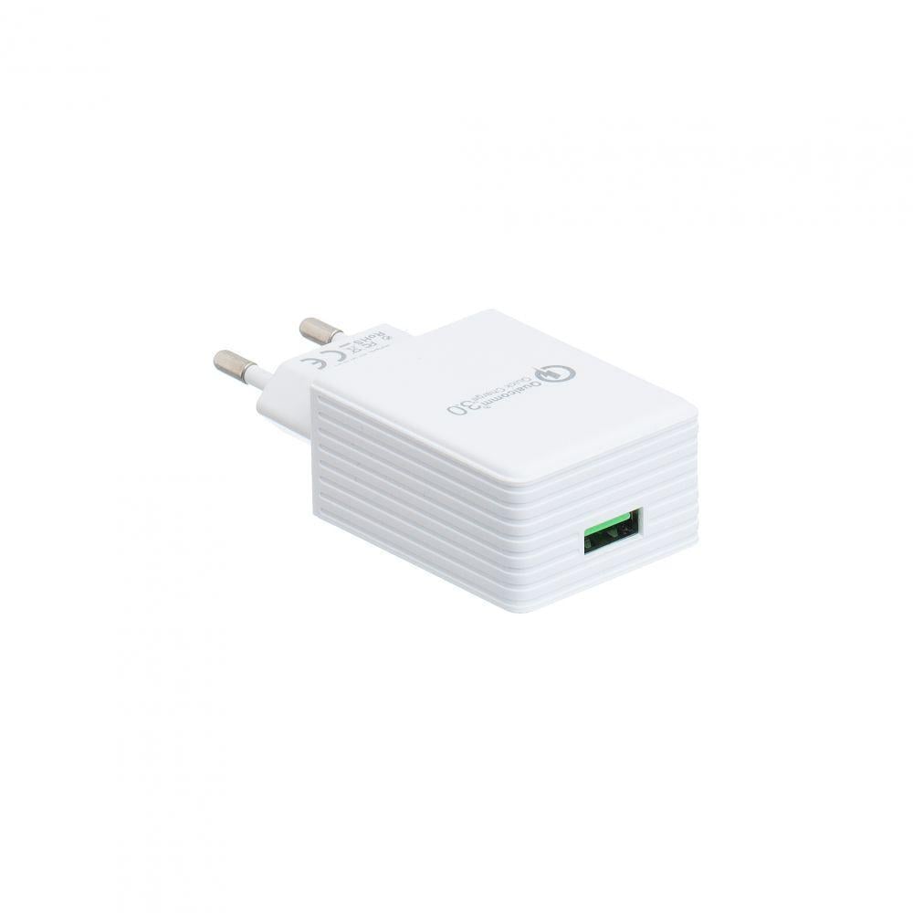 Сетевое зарядное устройство INKAX CD-47 QC3.0 1xUSB White (1226191593)
