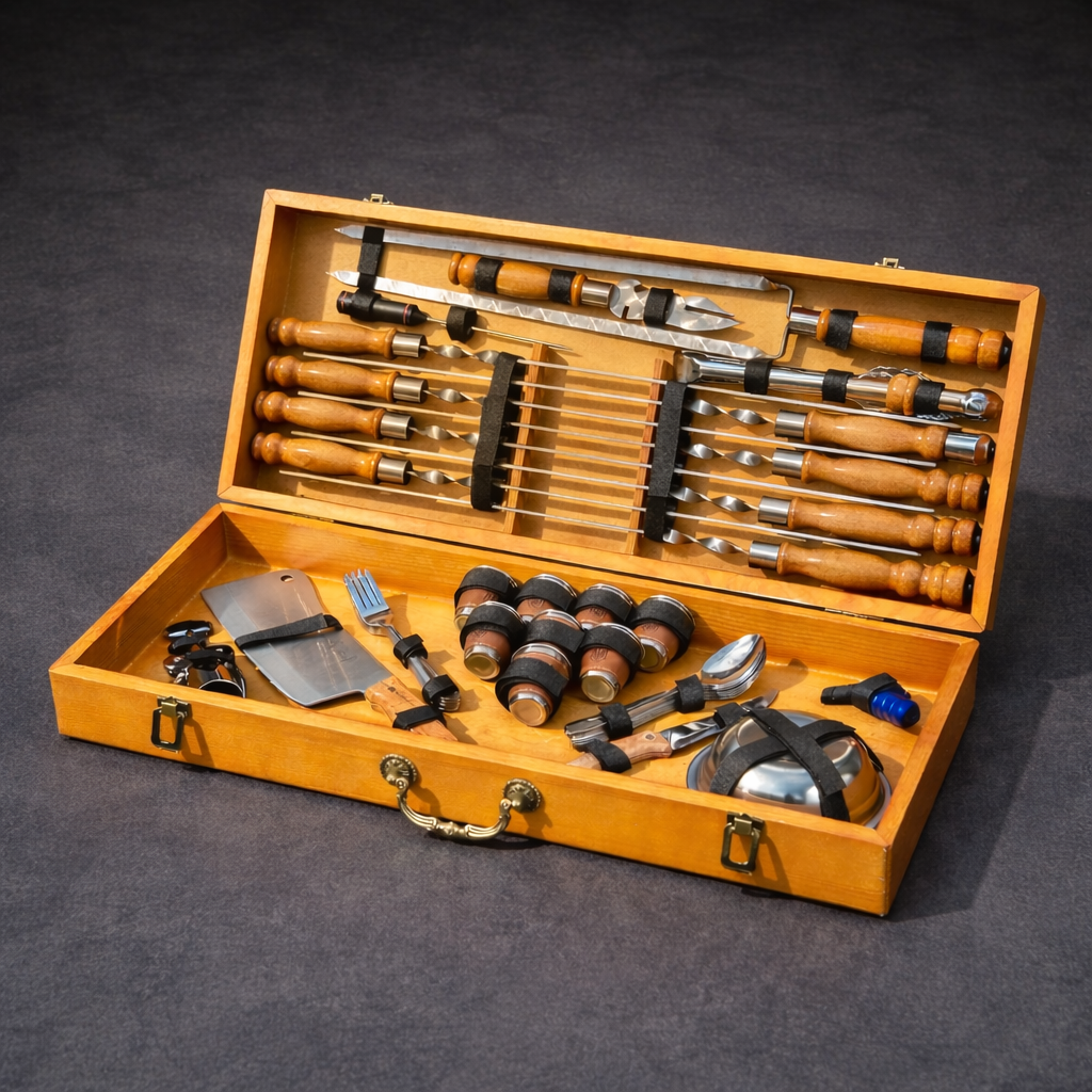 Подарочный набор шампуров Jooki Магнат светлый (10176)