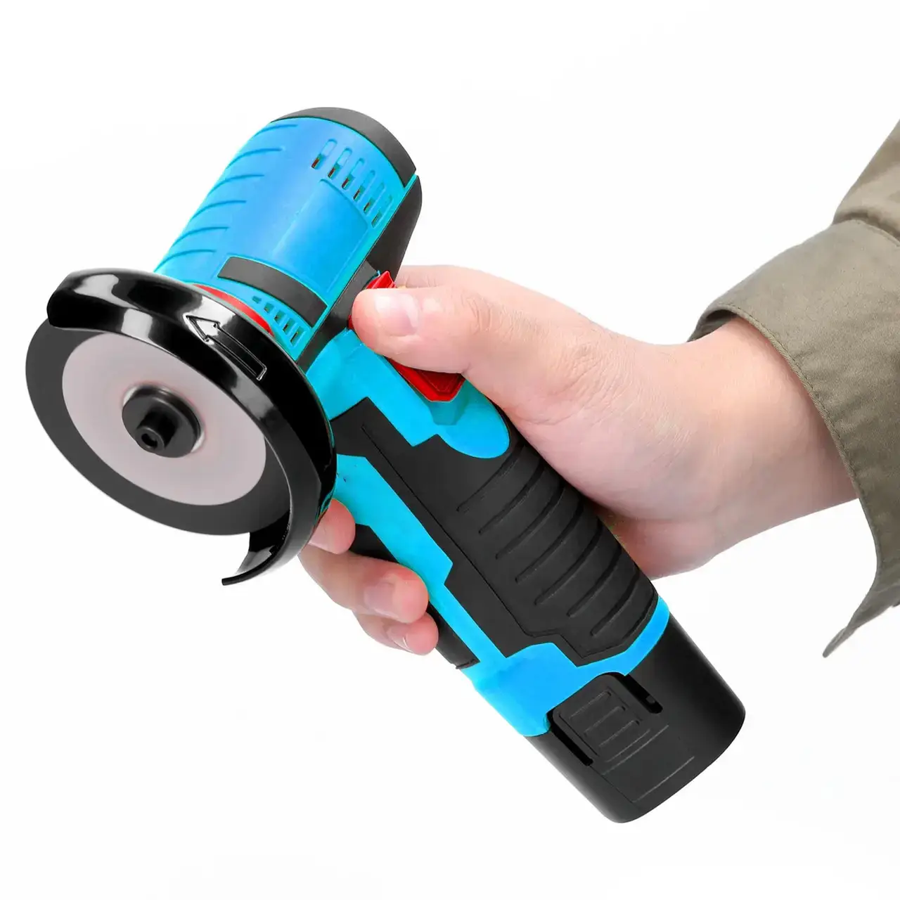 Болгарка акумуляторна з 2 батареями та 2 дисками 19500 об/хв 75 мм - фото 11 Болгарка акумуляторна з 2 батареями та 2 дисками 19500 об/хв 75 мм - фото 11