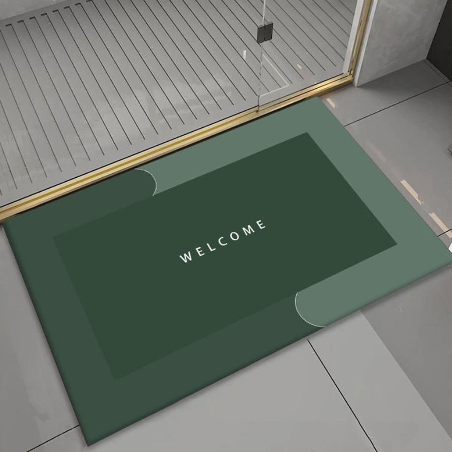 Коврик придверный прямоугольный 11856 60х40 см Зеленый (4570601)
