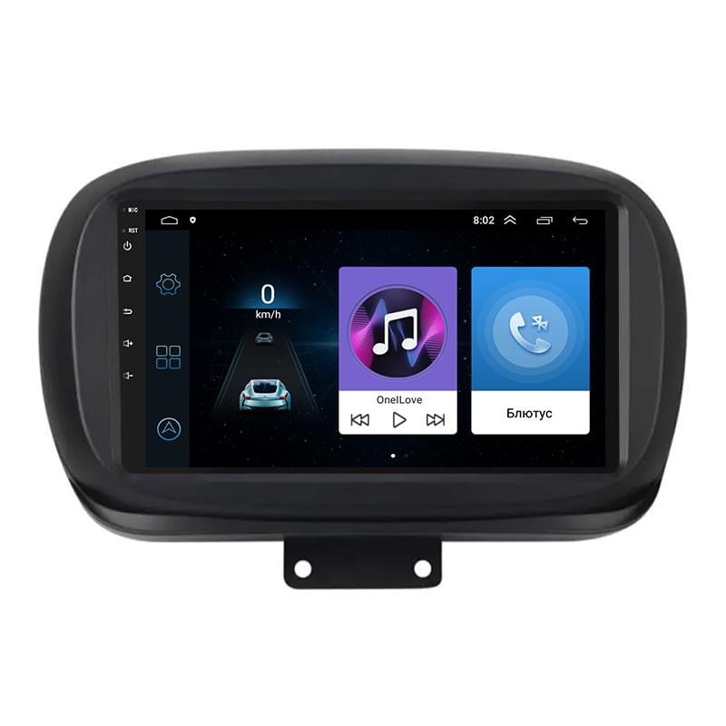 Магнітола штатна Lesko 9" для Fiat 500X I 2018- 1/16 Gb Wi-Fi GPS Base