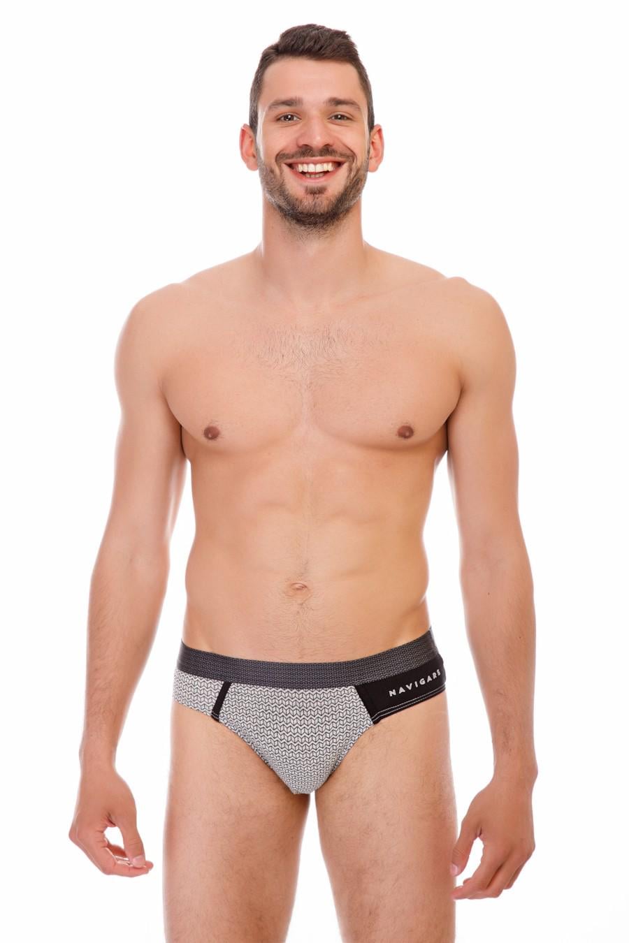 Трусы слип Navigare р. 48/M Серый/Черный (61298)