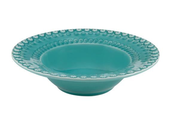 Набор салатников Bordallo Pinheiro Fantasia 4 шт. 600 мл Бирюзовый