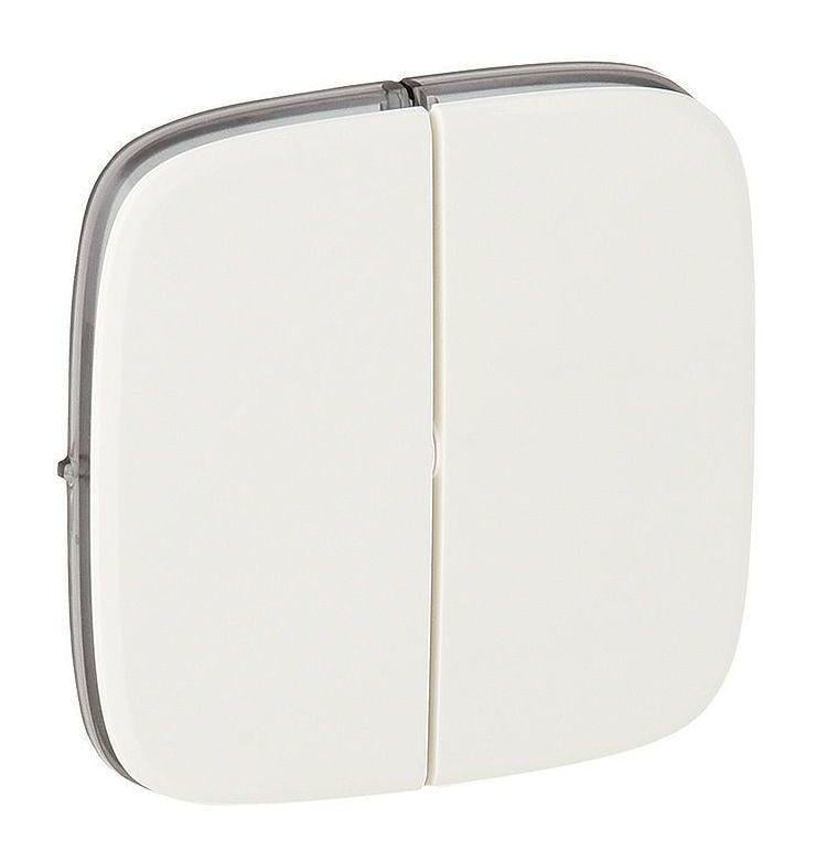 Кнопка выключателя Legrand IN'Matic/Allure двойная Белый (ERC-755025)