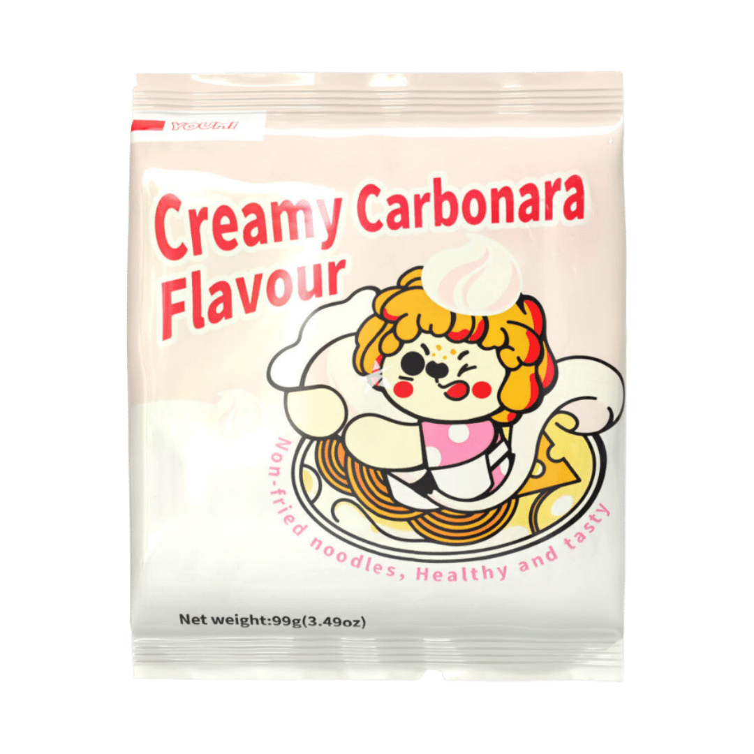 Лапша китайская YOUMI со вкусом сливочной карбонары 99 г (8720812770091)