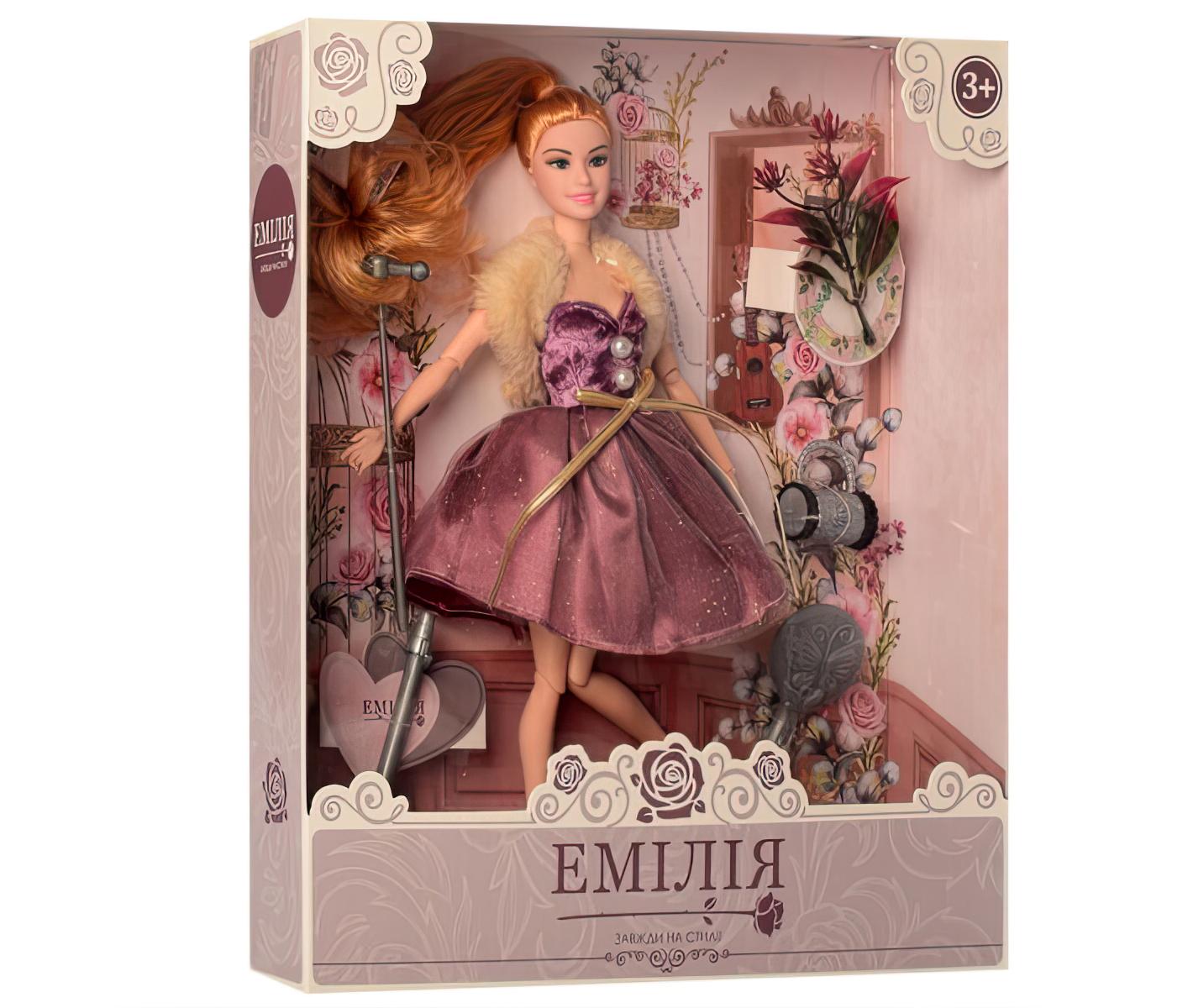 Кукла с сумочкой и расческой LIMO TOY 29 см (M 4386)