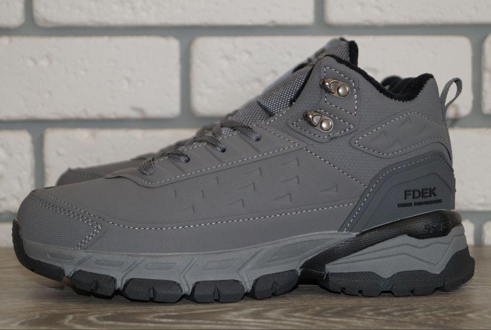 Черевики зимові підліткові FDEK р. 41 26 см Сірий (31552-41)