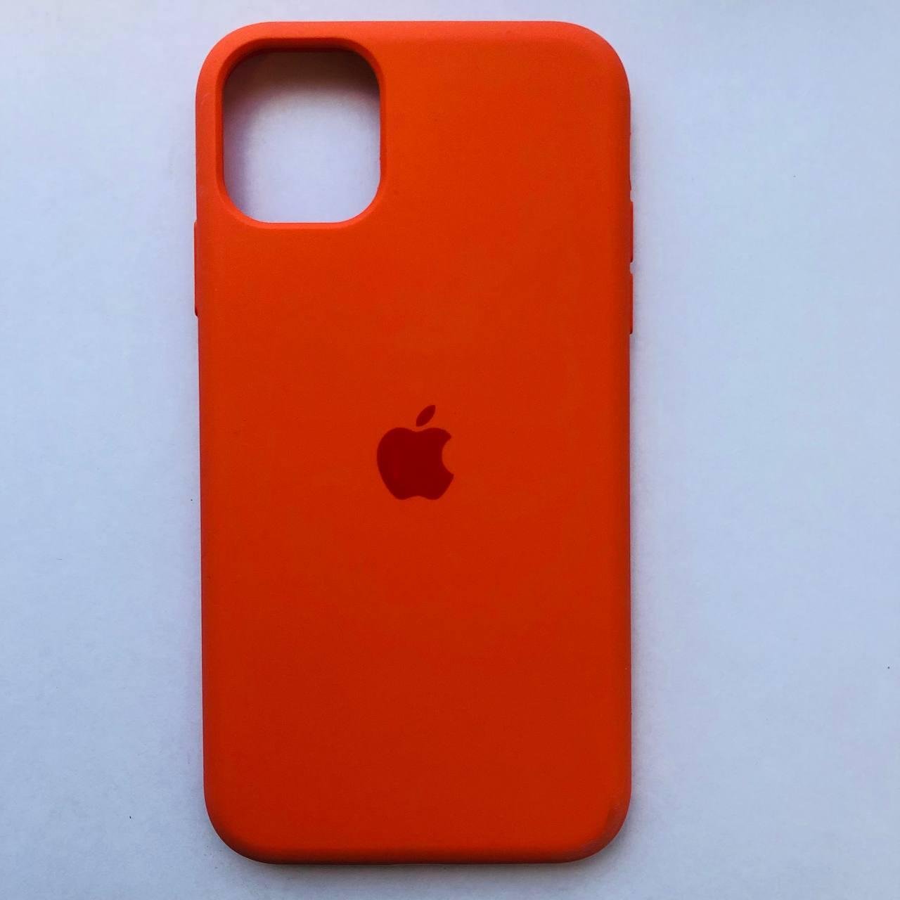 Чехол Silicone Case для Apple iPhone 11 Apricot Orange