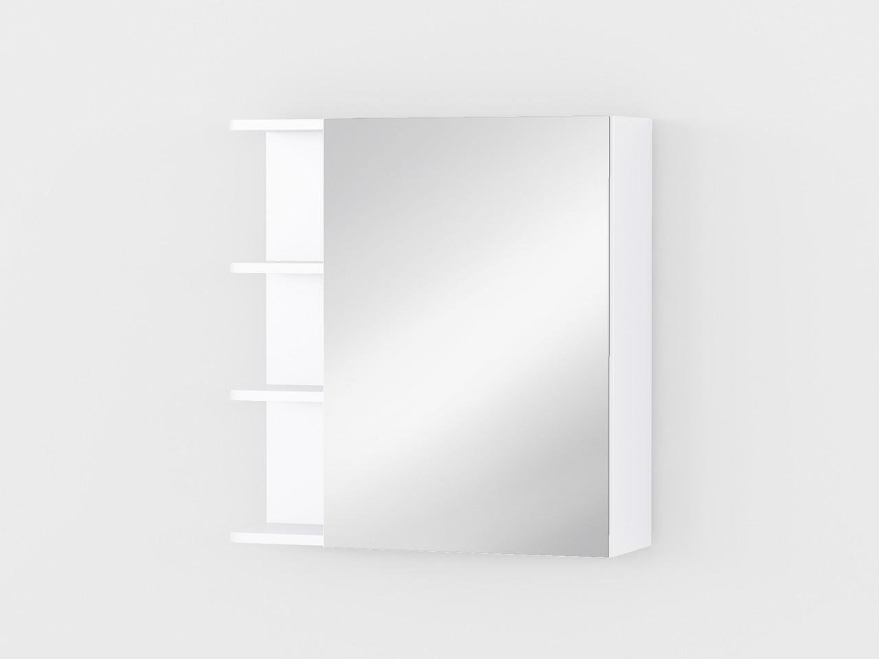 Дзеркало у ванну кімнату My Room VK-51 з полицями 620x640x208 мм Білий (7986439876487268469872678)