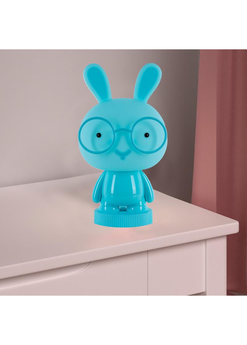 Светильник-ночник LED с аккумулятором KITE Bunny Голубой (K24-490-1-3) - фото 4 Светильник-ночник LED с аккумулятором KITE Bunny Голубой (K24-490-1-3) - фото 4