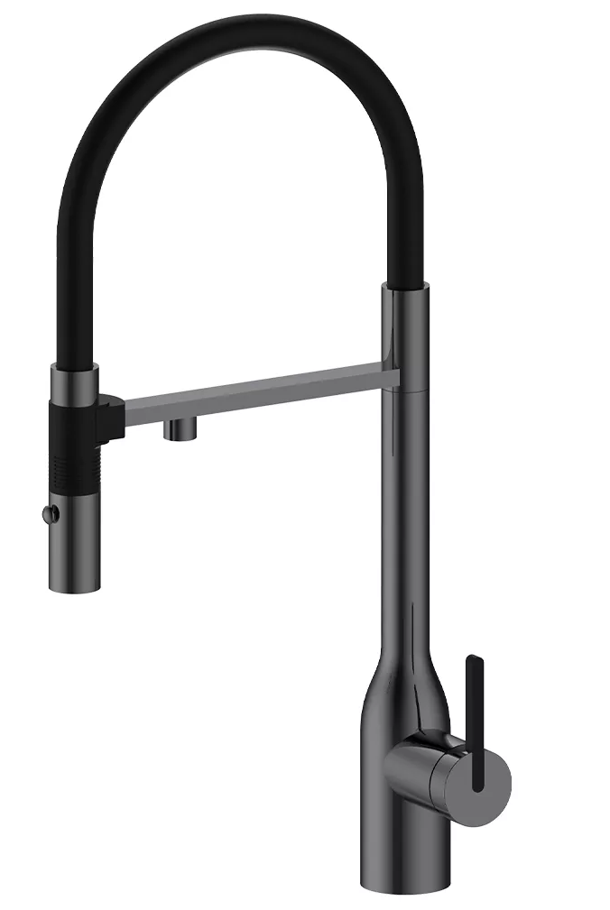Смеситель комбинированный FKM 3129 Black Steel (8231.403.1929)