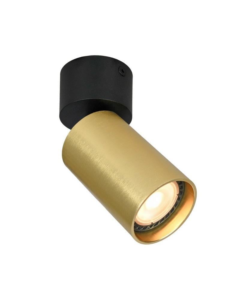 Спот Italux SPL-23436-1R-BK-BRSS Nesto GU10 1x10W IP20 Brass (18935238)