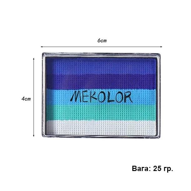 Аквагрим флуоресцентний Mekolor 5 кольорів (WN-5-MK-8601) - фото 3