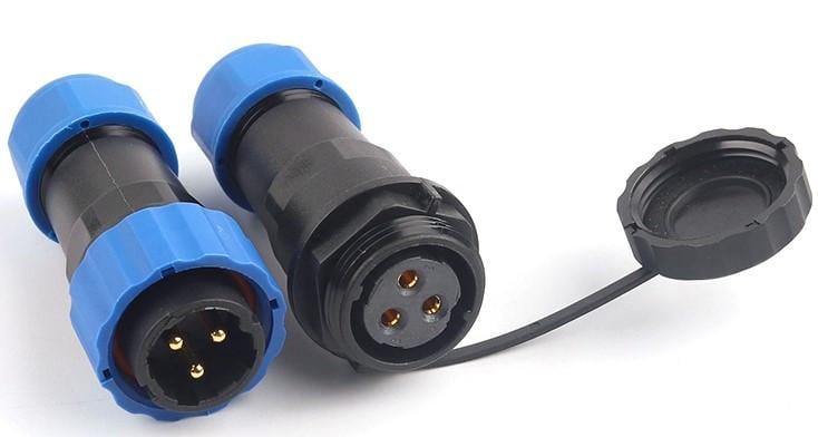 Роз'єм герметичний SP20 3D-F-M 3pin 25А IP68 (2667603183)