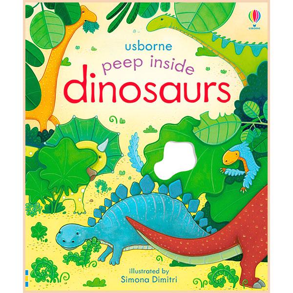 Книга Usborne "Peep Inside Dinosaurs" Anna Milbourne (ISBN:9781409582038)