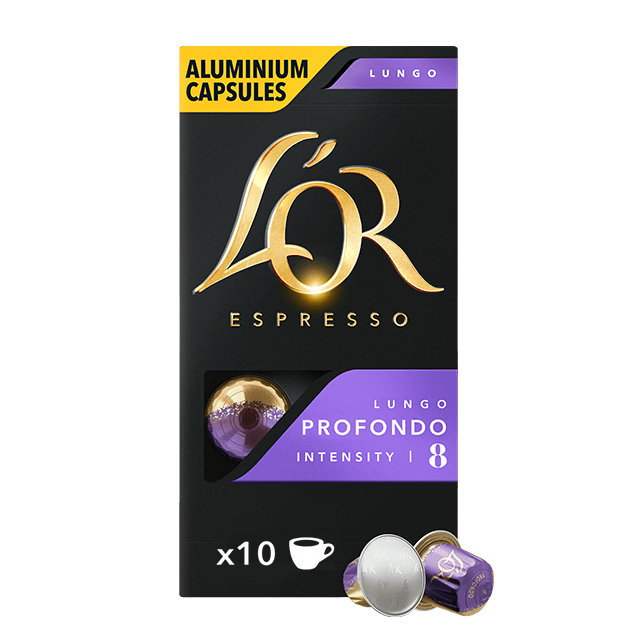 Кофе молотый в капсулах L'OR Nespresso Lungo Profondo 52 г 10 шт.
