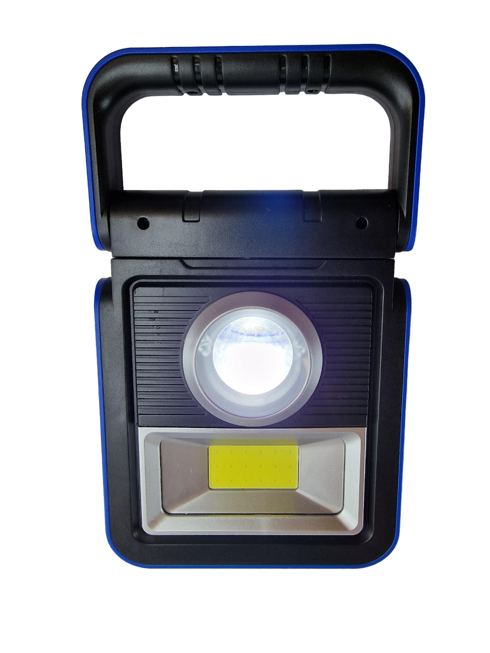 Прожектор світлодіодний UKC YD-888A ліхтар на сонячній батареї з Power bank Синій