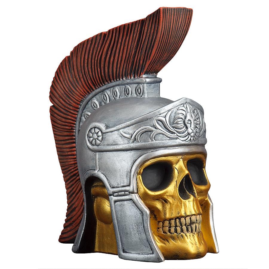 Статуетка-скарбничка Череп воїн 18x26x35 см (3400)