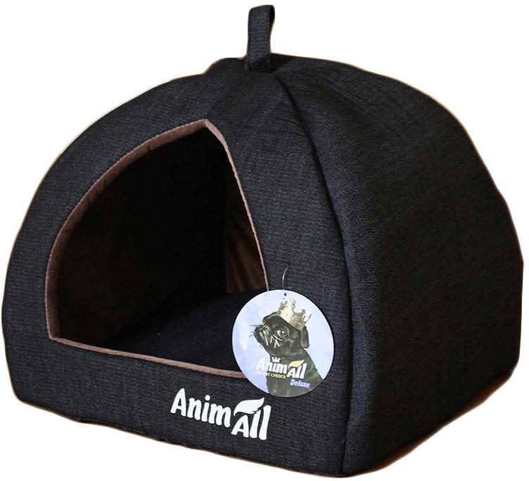 Домик для собак и кошек AnimAll Ат 0942 Piter S 38x38x29 см Grey (2000981180942) - фото 2