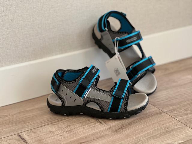 Сандалии Geox Strada р. 31 Dk Grey/Lt Blue (17891844) - фото 6