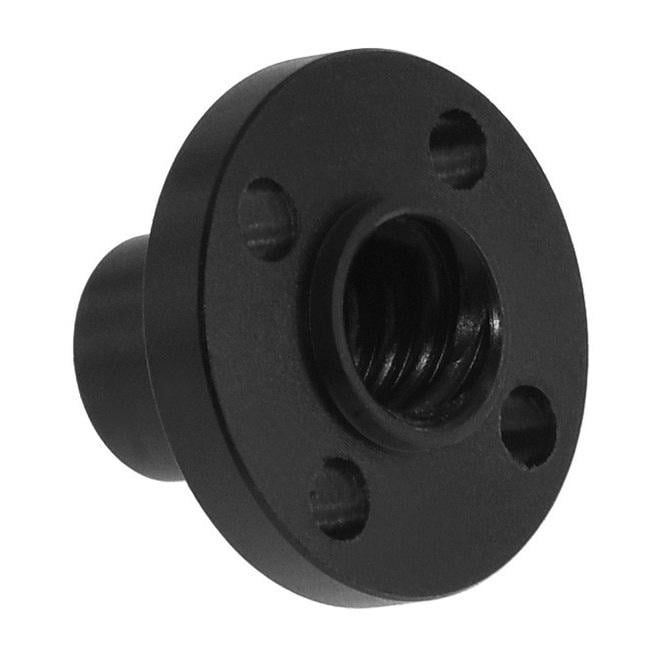 Гайка T8 для ходового винта 4-западная Krok 8 мм POM пластик круглая - фото 4