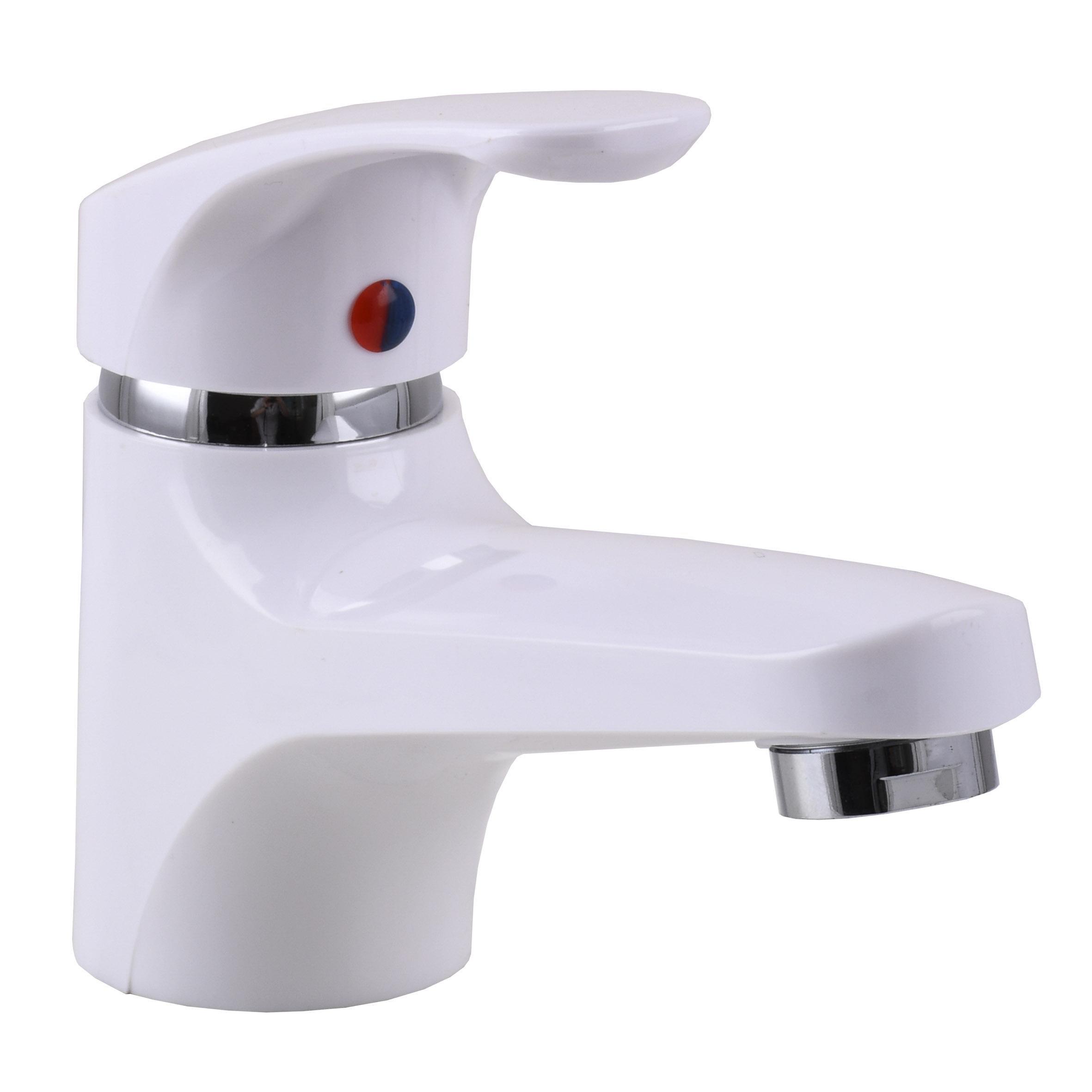 Смеситель для умывальника Bravo BO-00-101 термостойкий пластик Белый (24352)