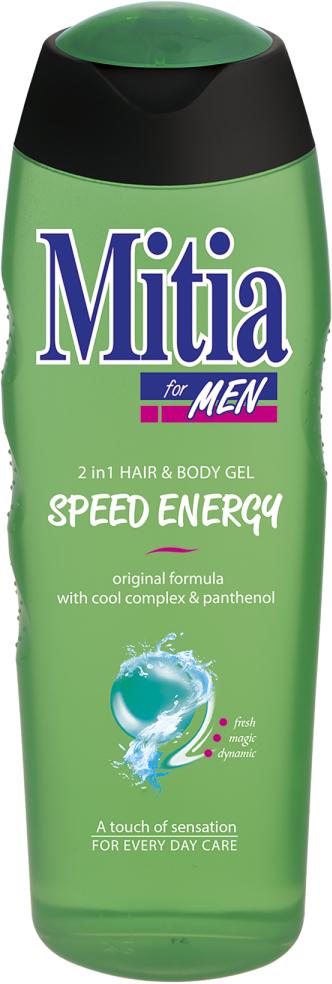 Гель для душу та шампунь Mitia 2в1 Speed Energy 400 мл (16649)