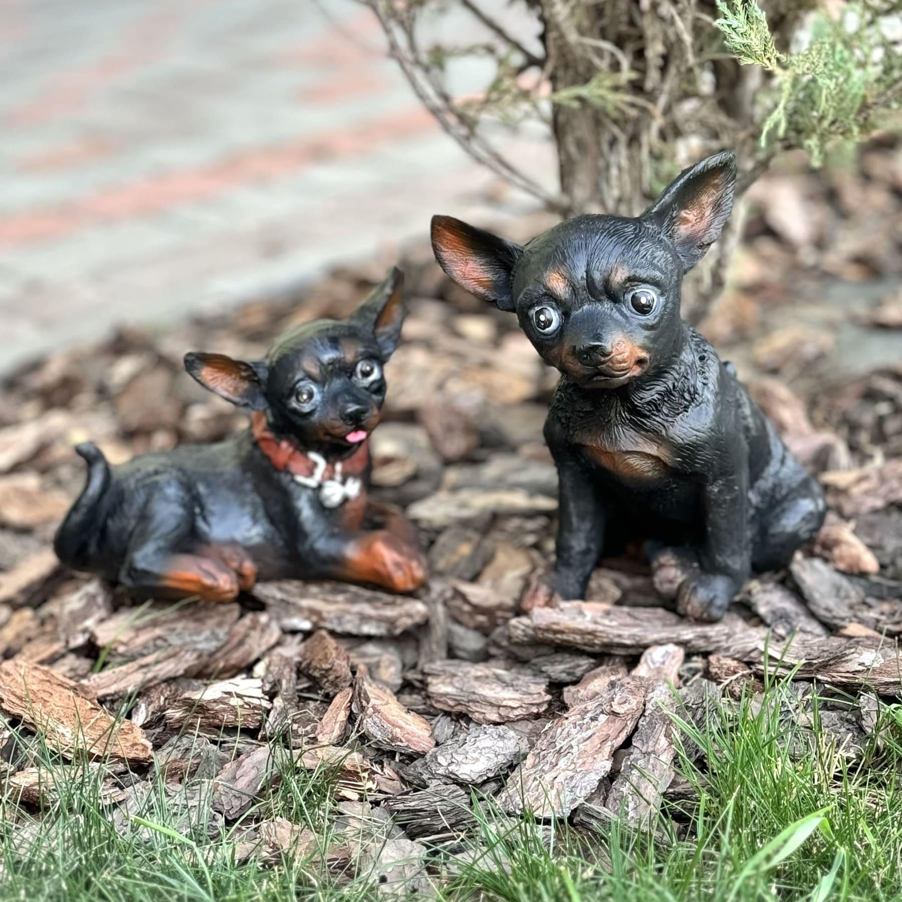 Комплект фигурок Тот терьер 18×13×22 см + 23×17×12 см 2 шт. (4442) Комплект фигурок Тот терьер 18×13×22 см + 23×17×12 см 2 шт. (4442)