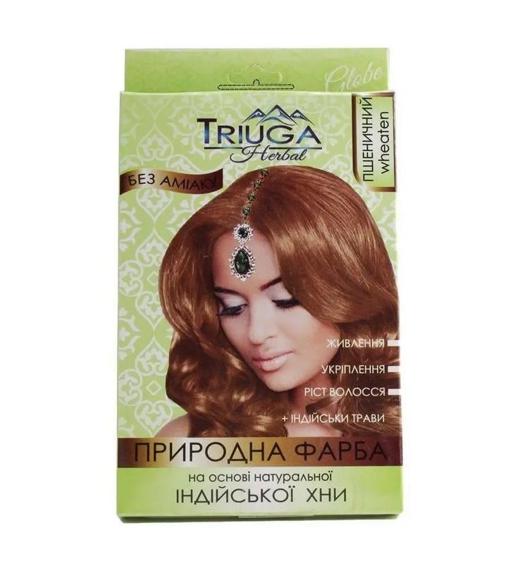 Фарба для волосся на основі хни TRIUGA Пшенична 25 г