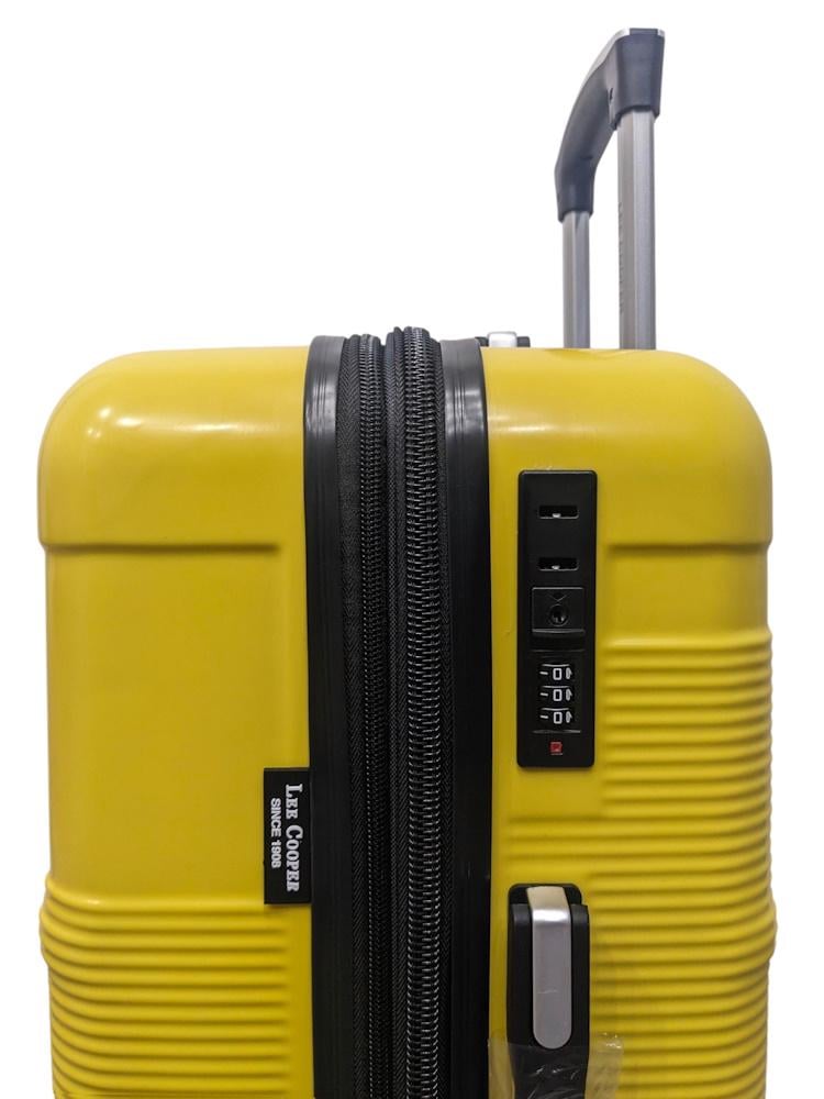 Валіза велика Lee Cooper 32203 полікарбонат L Жовтий - фото 4