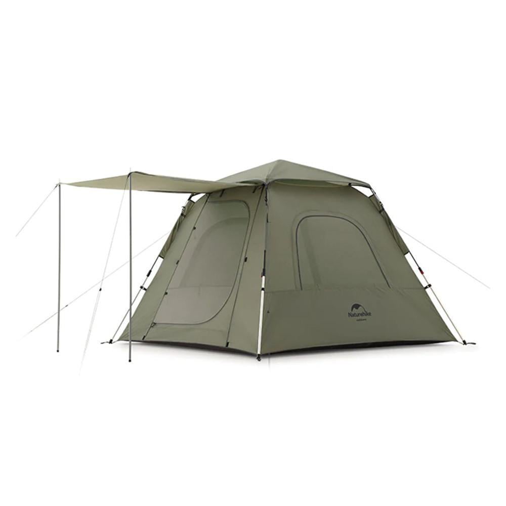 Палатка Naturehike Ango Pop Up III 210T NH21ZP010 со стойками Темно-зеленый