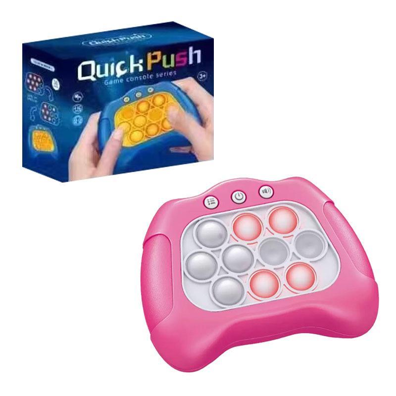 Интерактивная игрушка Quick Push Game Pop It Pink/White (13166385) - фото 4 Интерактивная игрушка Quick Push Game Pop It Pink/White (13166385) - фото 4