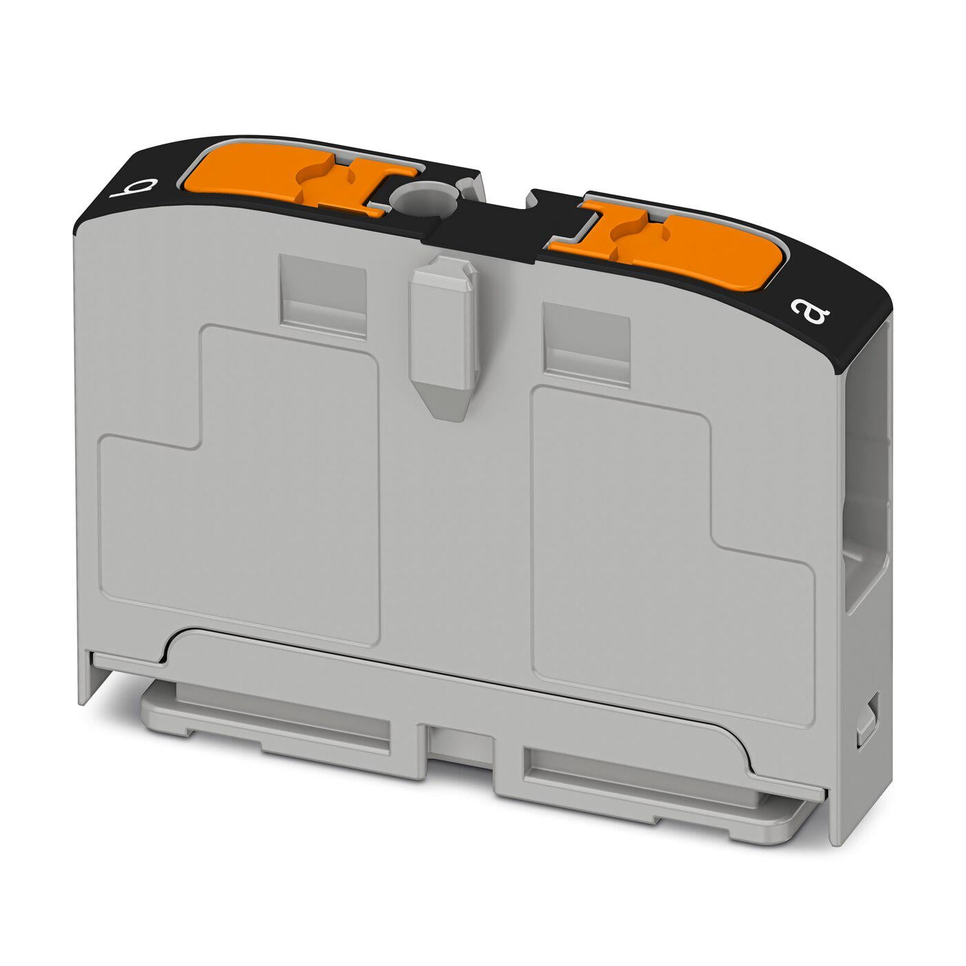 Розподільний блок Phoenix Contact PTVFIX 2X2,5 BK 450В 24A Push-in Чорний (1019471)