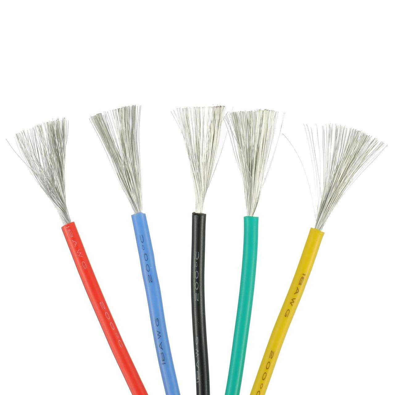 Набор монтажной проволоки HandsKit 18AWG-RG в силиконовой изоляции 0,75 мм2x5 м. Разноцветный (2379180565) - фото 3 Набор монтажной проволоки HandsKit 18AWG-RG в силиконовой изоляции 0,75 мм2x5 м. Разноцветный (2379180565) - фото 3