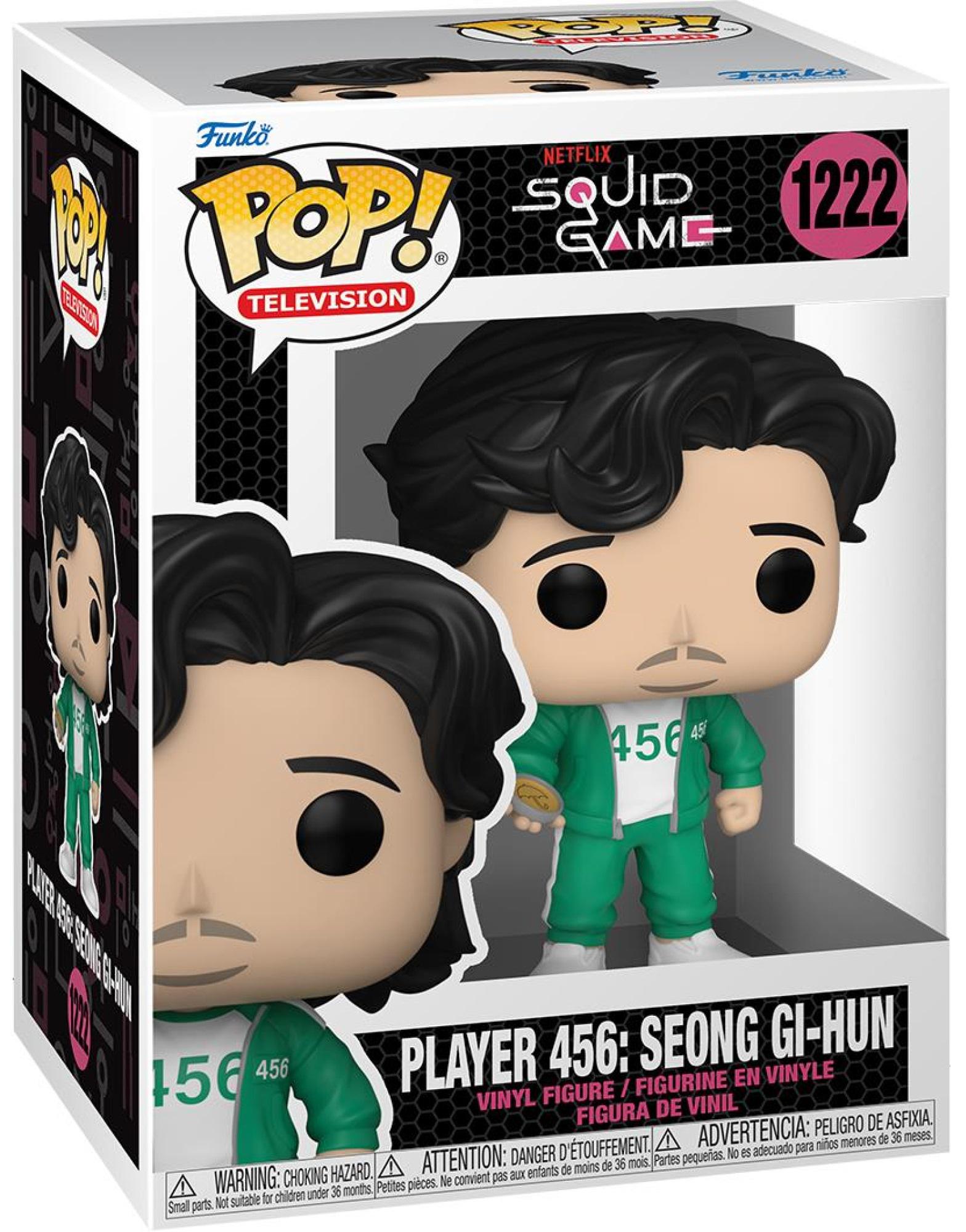 Дитяча ігрова фігурка Funko POP TV Squid Game- Player 456 Seong Gi-hun (5908305237341) - фото 2