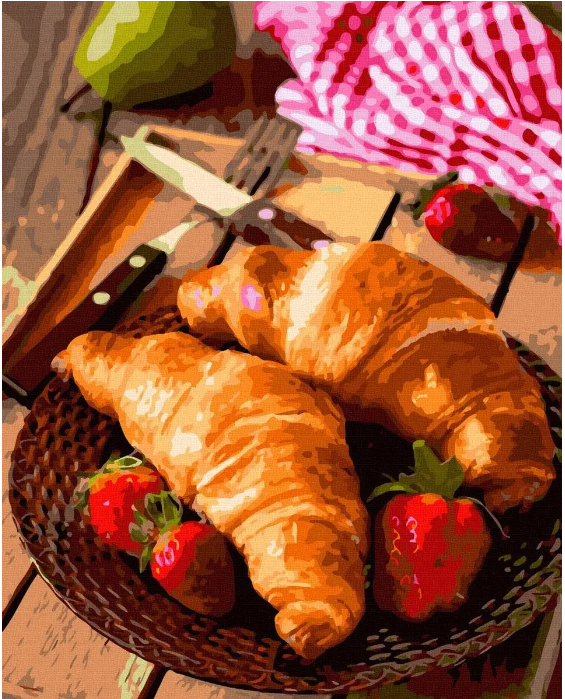 Картина по номерам Французские круасаны 40х50 (GX43367)