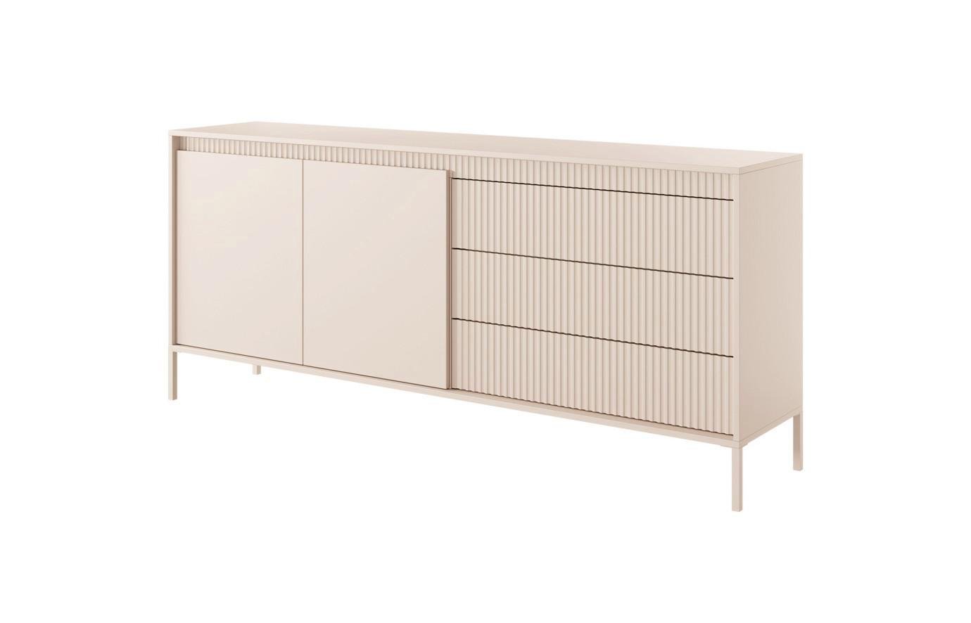 Комод Perfect Home Senso 2D3S/187 2-дверный с 3 ящиками Бежевый (PFH-091108) - фото 5 Комод Perfect Home Senso 2D3S/187 2-дверный с 3 ящиками Бежевый (PFH-091108) - фото 5