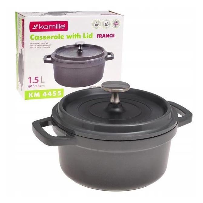Кастрюля Kamille KM-4455 1,5 л 16 см (122436) - фото 2 Кастрюля Kamille KM-4455 1,5 л 16 см (122436) - фото 2