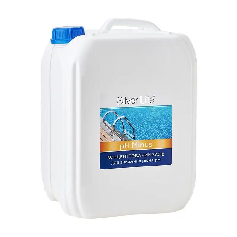 Средство жидкое концентрированное Silver Life для снижения уровня рН воды в бассейне pH Minus 10 л (ST000024722) Средство жидкое концентрированное Silver Life для снижения уровня рН воды в бассейне pH Minus 10 л (ST000024722)