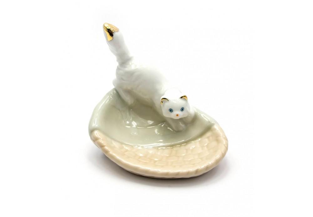 Статуетка кошеня фарфор 9х9х6, 5 см