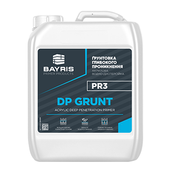 Грунтовка Bayris DP Grunt PR3 глубокого проникновения 5 л (27809438)