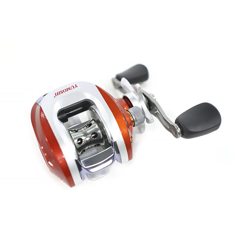 Катушка мультипликаторная рыболовная Yumoshi LV 200 Right Orange Катушка мультипликаторная рыболовная Yumoshi LV 200 Right Orange