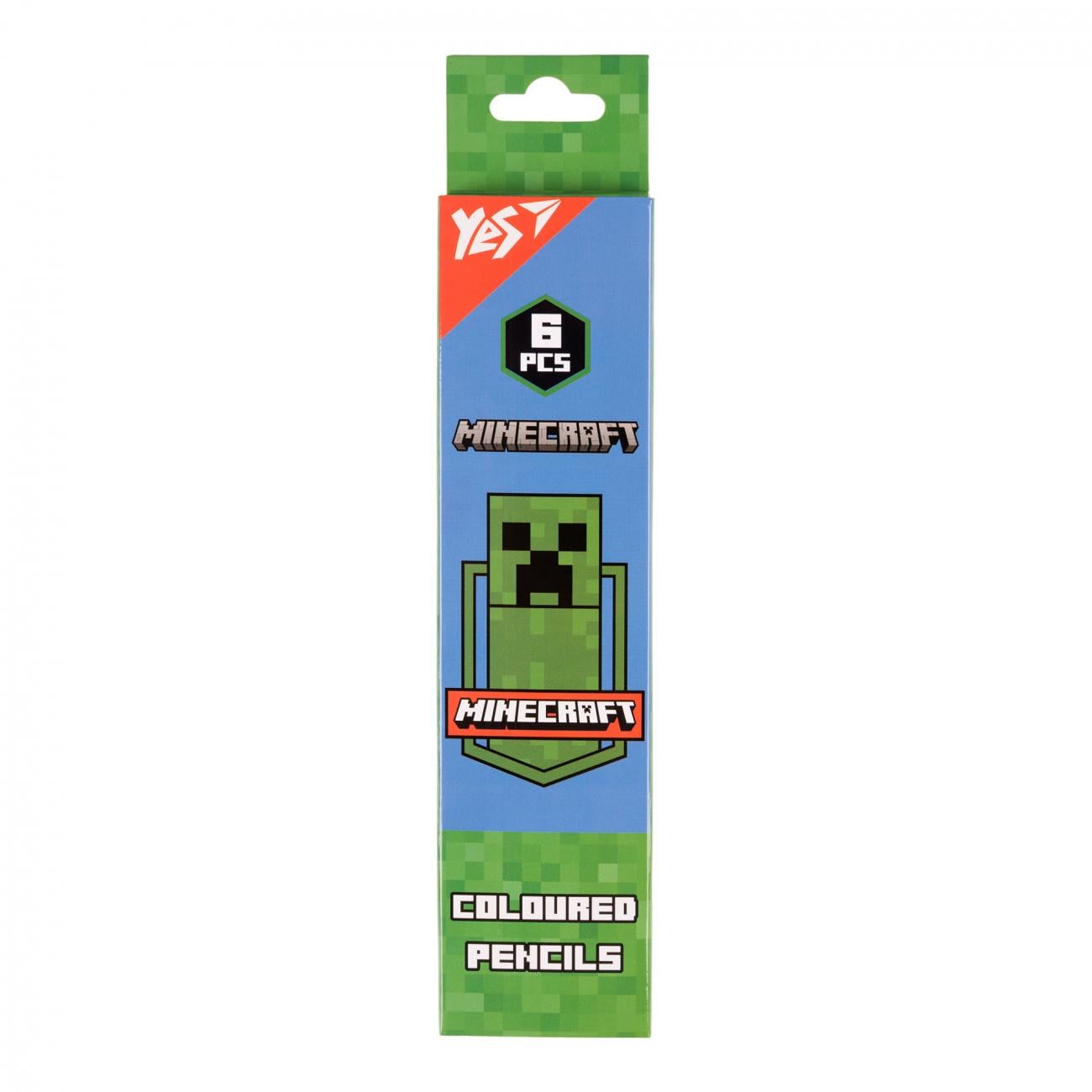 Набор цветных карандашей YES Minecraft 6 цветов (290724) Набор цветных карандашей YES Minecraft 6 цветов (290724)